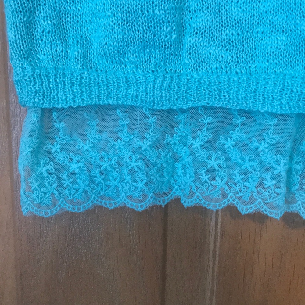 Turquoise Spring Sweater - Picture 2 of 5